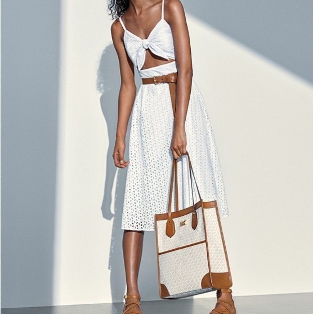 NWT Michael Kors Knotted Cutout Dress